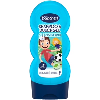 Bübchen Kinder 2‑in‑1 Shampoo & Douchgel Sportvriend 230 ml