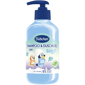 Bübchen Kinder 2‑in‑1 Shampoo & Douchgel Bluey 250 ml