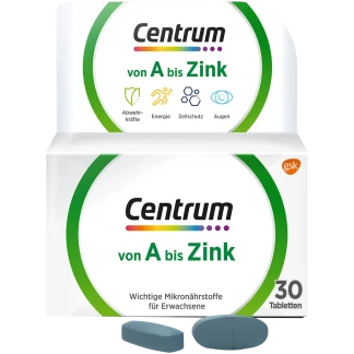 Centrum A Bis Zink Tabletten 30 St Multivitamine Volwassenen
