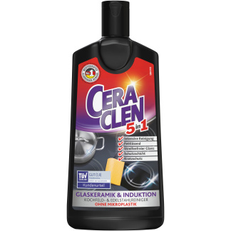 Ceraclen Glaskeramiekreiniger en Inductiereiniger 3 in 1 200 ml