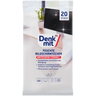 Denkmit Vochtige Reinigingsdoekjes voor Beeldscherm 20 Stuks