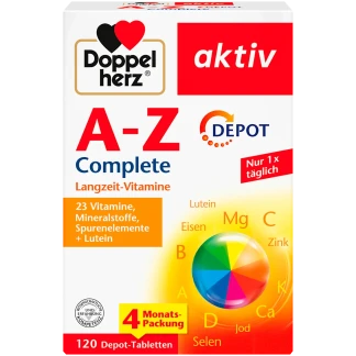 Doppelherz A Z Depot Tabletten 120 St Multivitamine Volwassenen