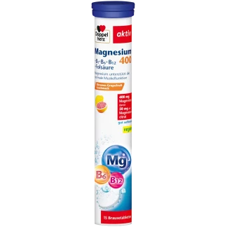 Doppelherz Magnesium 400 B Vitaminen 15 St Bruistabletten