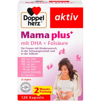 Doppelherz Mama Plus Kapseln 120 St Zwangerschap Supplement