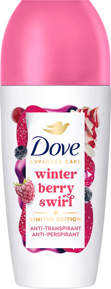 Dove Antitranspirant Deo Roll‑On Advanced Care Winter Berry Swirl 50 ml