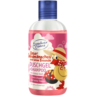 Dresdner Essenz Kinder 2‑in‑1 Douchegel & Shampoo Schnatterienchen 250 ml