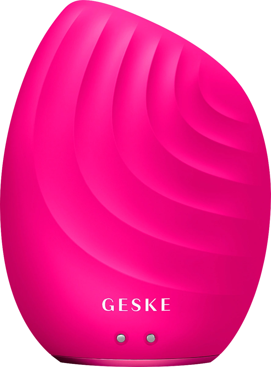 GESKE Sonic Facial Brush 5 in 1 Magenta Diepe Gezichtsreiniging en Massage - Afbeelding 2