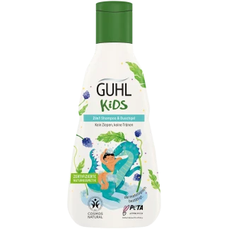 GUHL Kinder 2‑in‑1 Shampoo & Douchgel Brombeere 250 ml