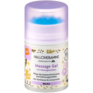HALLOHEBAMME Massage Gel 50 ml Verzorgend Massagegel Voor Striae En Littekens