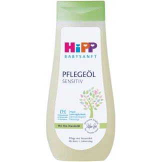 HiPP Babyolie Sensitiv Zonder Parfum En Amandelolie 200ml