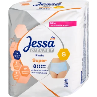 Jessa Incontinentiebroekjes Super S 10 Stuks DM Huismerk