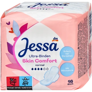 Jessa Maandverband Normal 16 Stuks Skin Comfort DM