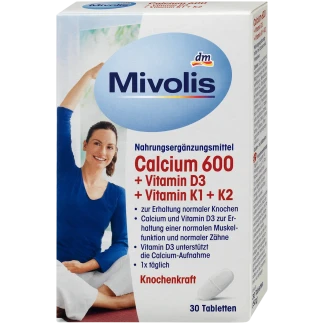Mivolis Calcium 600 D3 K1 K2 30 Tabletten