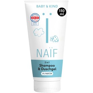 Naïf Baby 2‑in‑1 Shampoo & Douchgel 150 ml