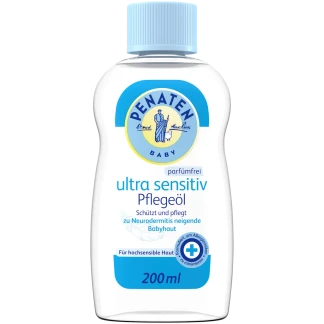 Penaten Babyolie Ultra Sensitiv Zonder Parfum 200ml