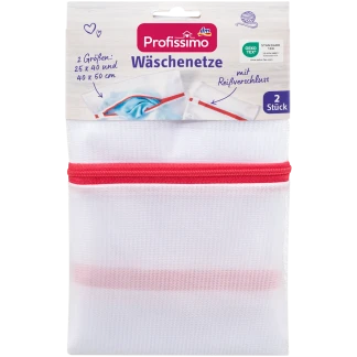 Profissimo Wasnetten met Rits 2 Stuks