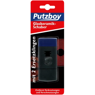 Putzboy Glaskeramiek Schraper met 2 Vervangende Mesjes 1 St