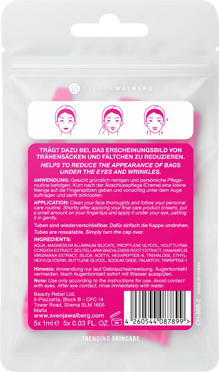 Svenja Walberg Oogcrème Eyebaghack 5x1 ml - Afbeelding 2