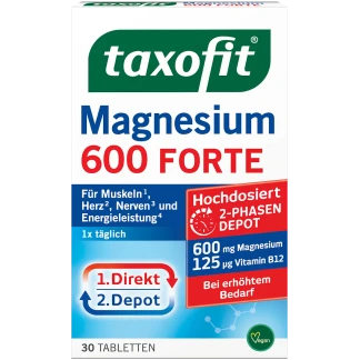 Taxofit Magnesium 600 Forte Depot Tabletten 30 Stuks