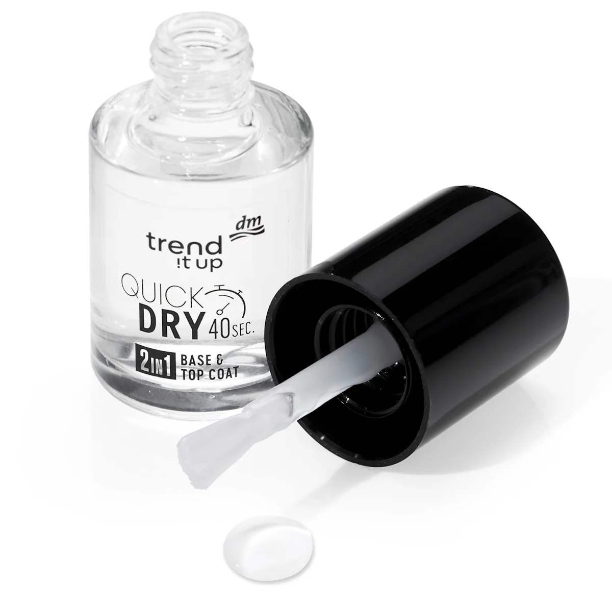 Trend It Up Base & Top Coat 2‑in‑1 Quick Dry 10,5 ml - Afbeelding 3