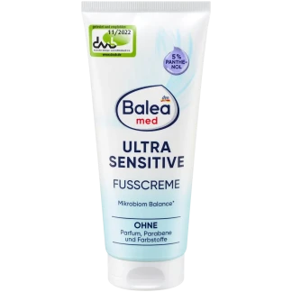 Balea Med Ultra Sensitive Voetcrème 100 ml