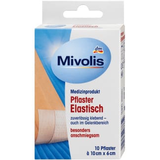 Mivolis Pleister Elastisch 10 cm x 6 cm
