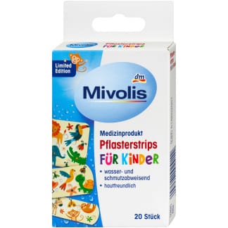 Mivolis Pleisterstrips Voor Kinderen Met Dierenmotieven