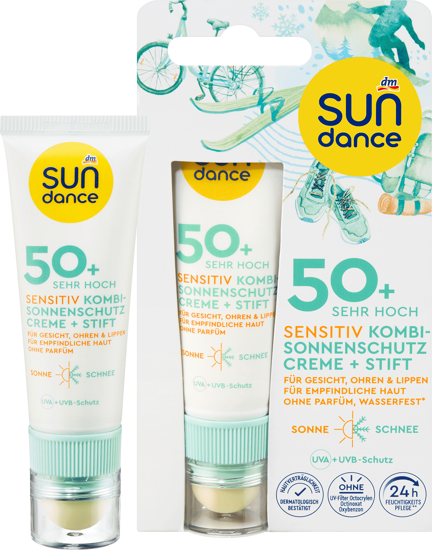 SUNDANCE Zonnebescherming Gezicht Sensitief Crème En Stick SPF 50
