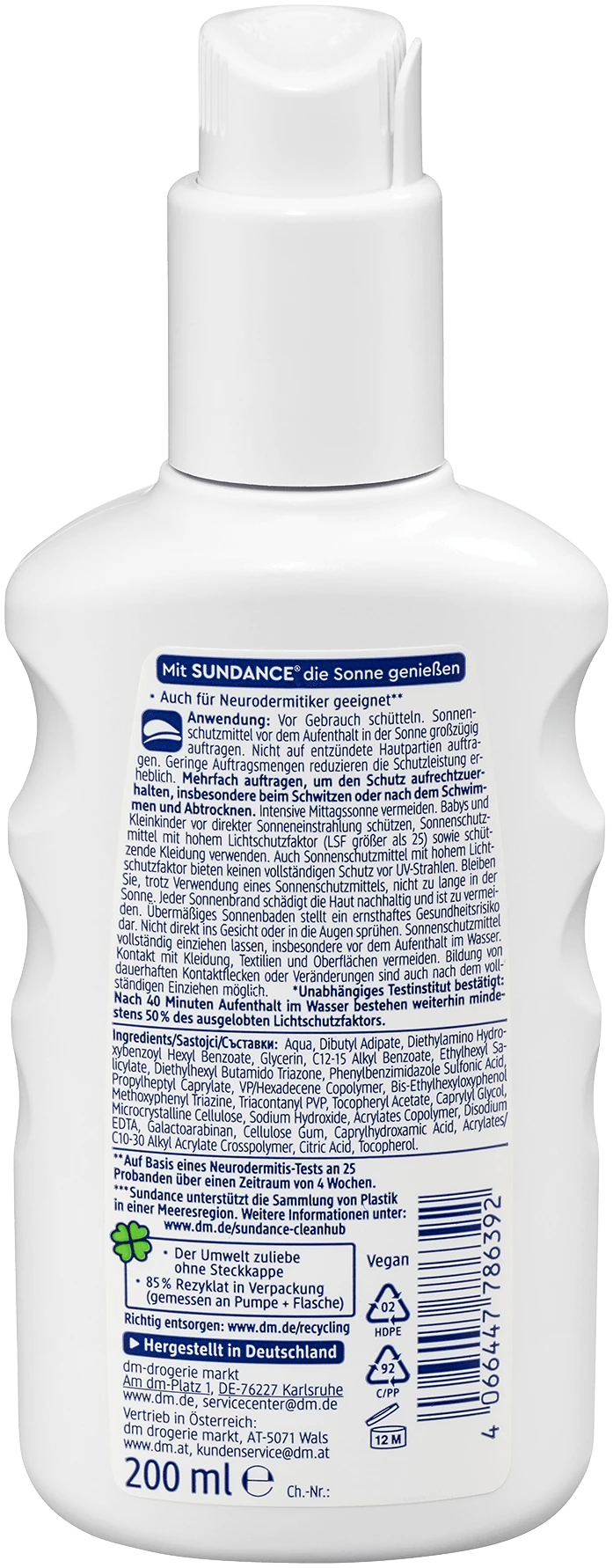 SUNDANCE Sonnenspray Med Ultra Sensitive SPF 50 - Afbeelding 2