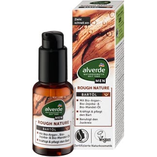 alverde MEN Baardolie Rough Nature
