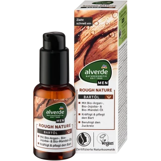 alverde MEN Baardolie Rough Nature