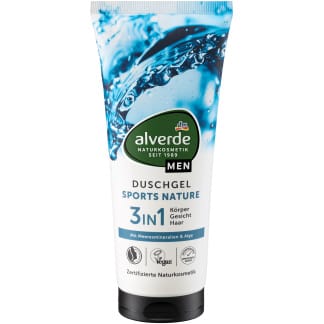 alverde MEN Douchegel Sports Nature 3in1