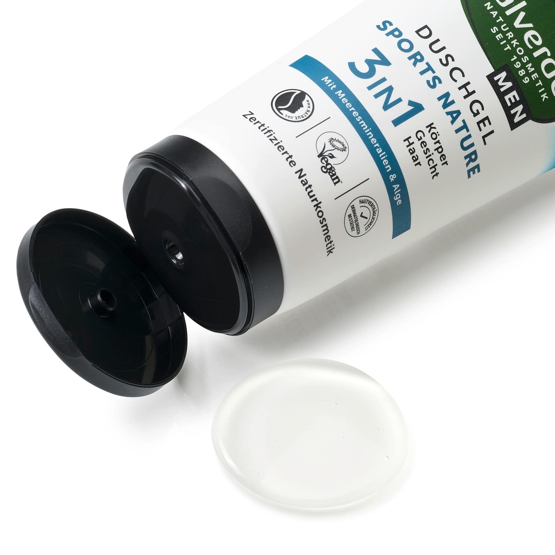 alverde MEN Douchegel Sports Nature 3in1 - Afbeelding 3