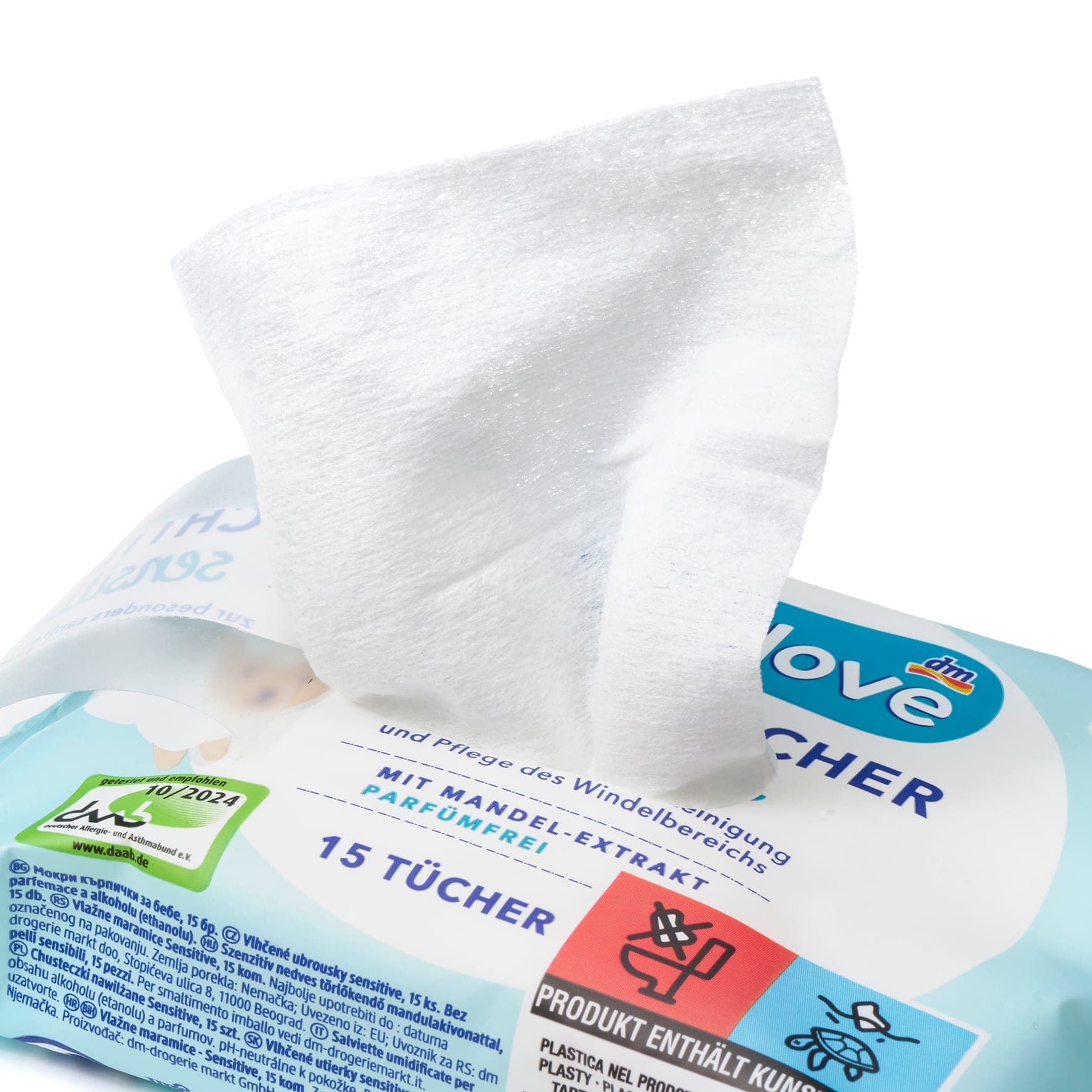 Babylove Billendoekjes Sensitive Reisformaat - Afbeelding 3
