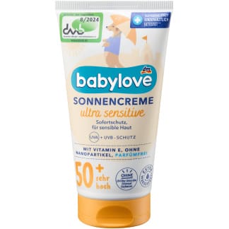 Babylove Zonnecrème Baby Sensitief SPF 50