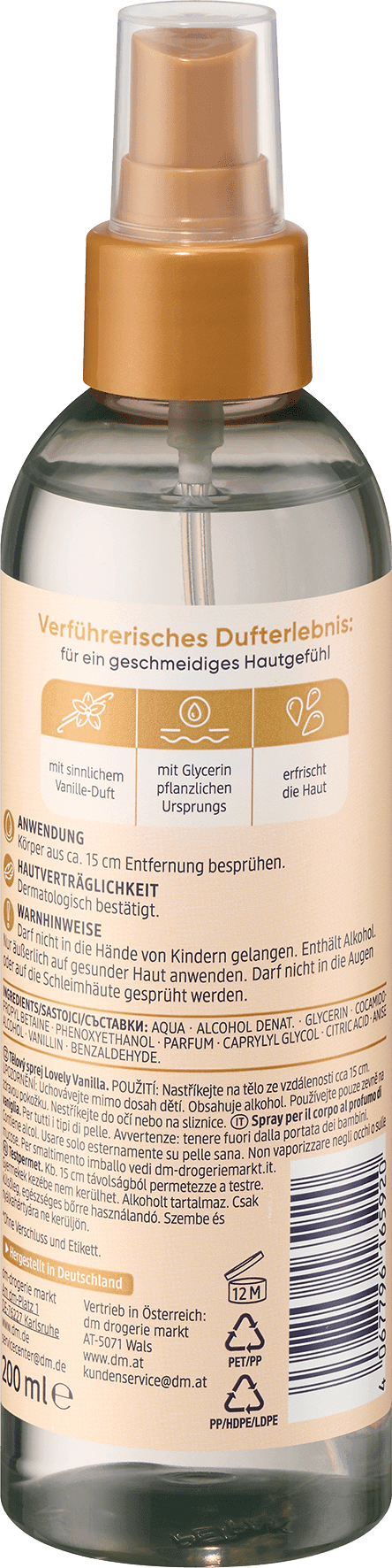 Balea Bodyspray Lovely Vanilla - Afbeelding 2