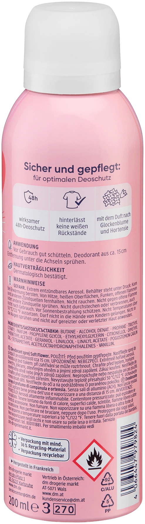 Balea Deospray Soft Flower - Afbeelding 2