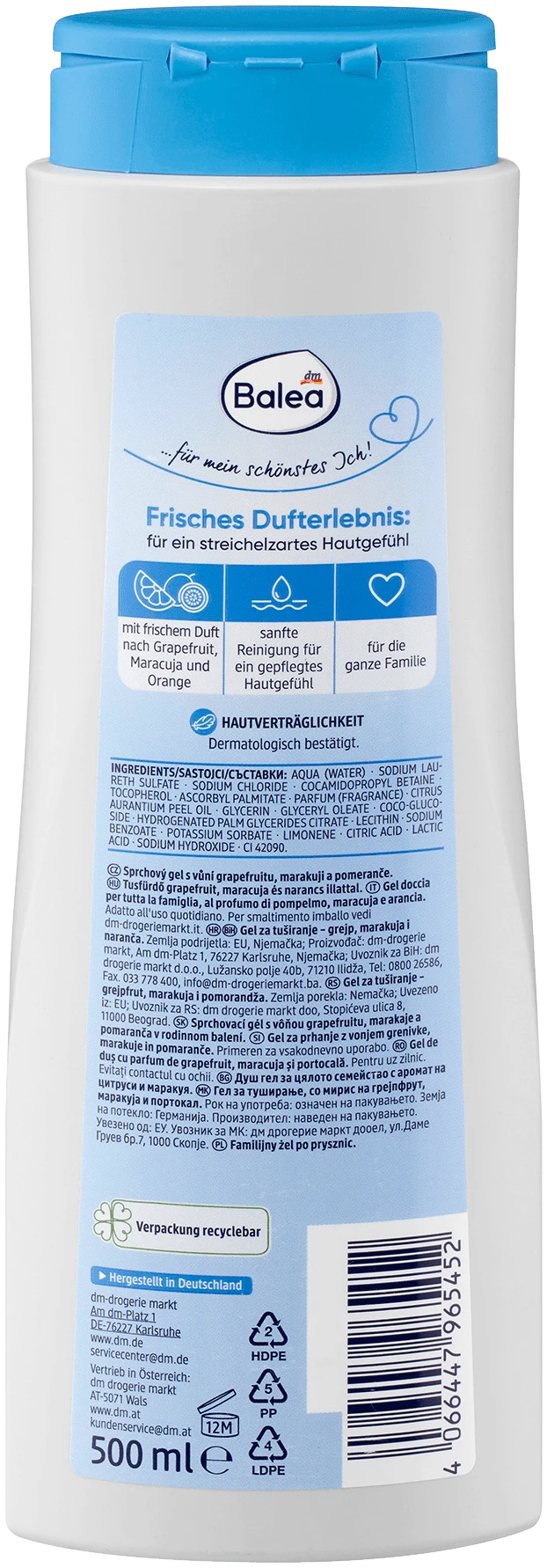 Balea Douchegel Family Frisse Energie - Afbeelding 2