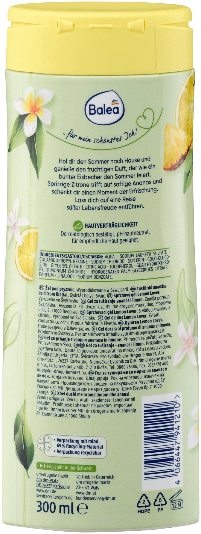 Balea Douchegel Lemon Lover - Afbeelding 2
