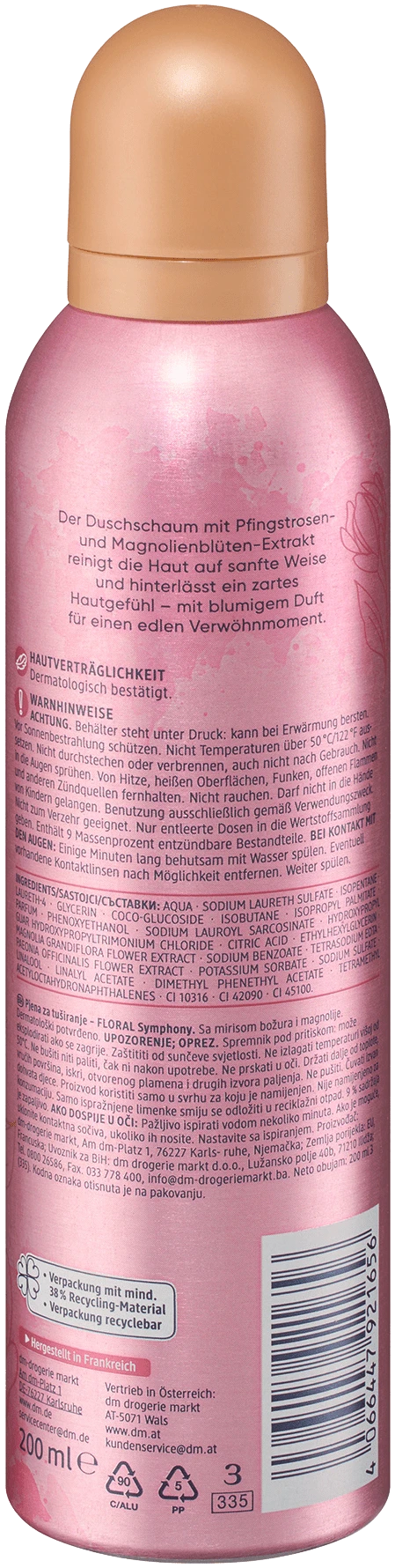Balea Doucheschuim Floral Symphony - Afbeelding 2