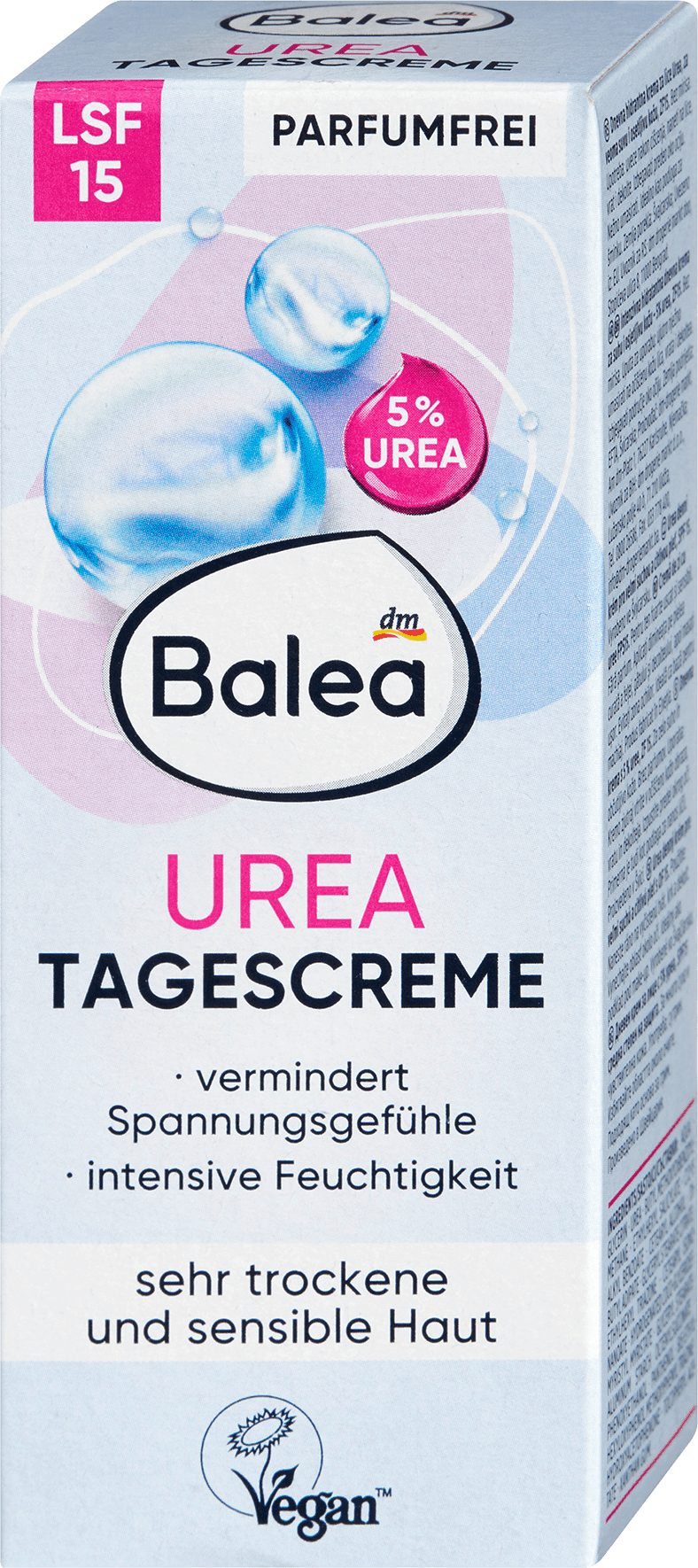 Balea Gezichtscrème Urea SPF 15 - Afbeelding 2