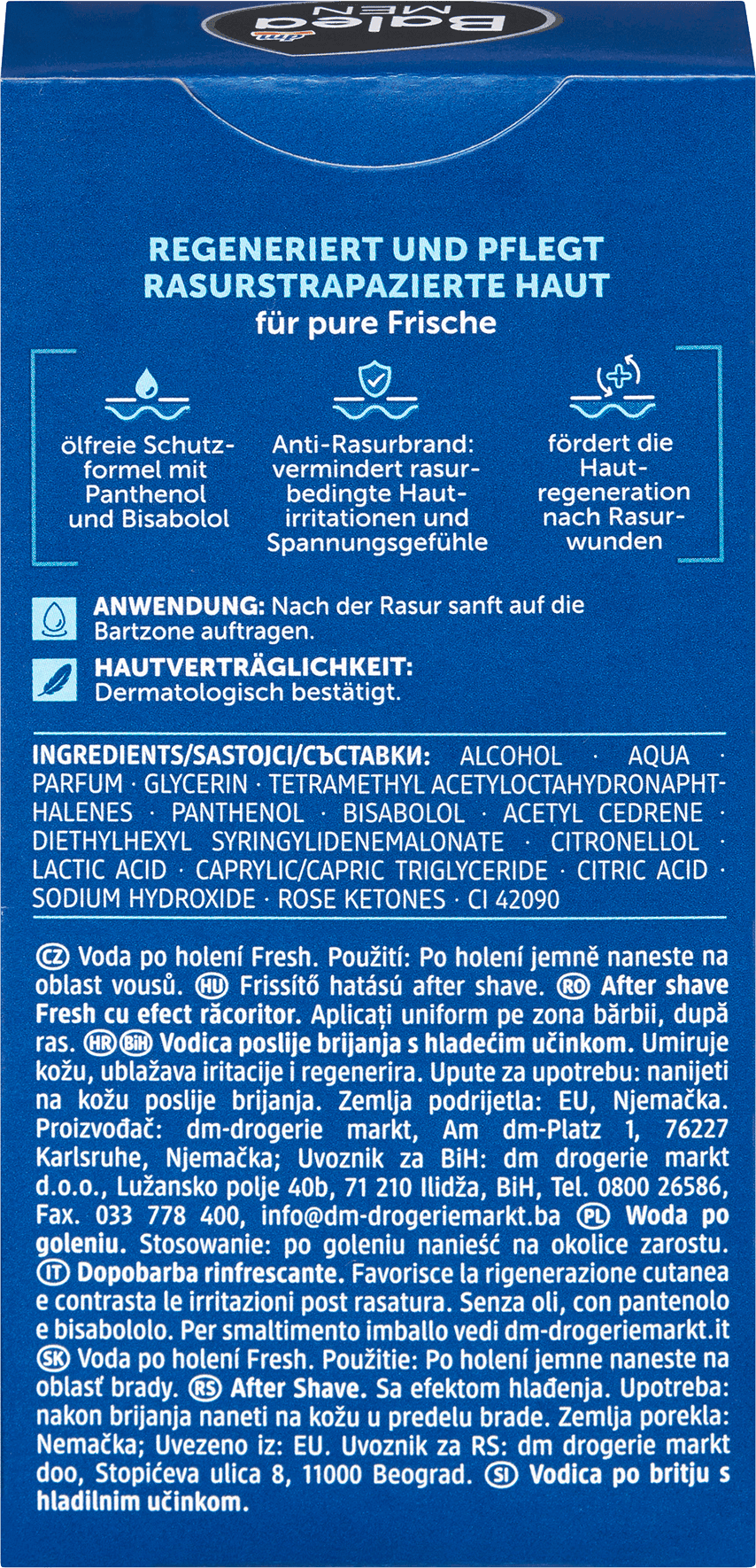 Balea Men Aftershave Fresh - Afbeelding 3