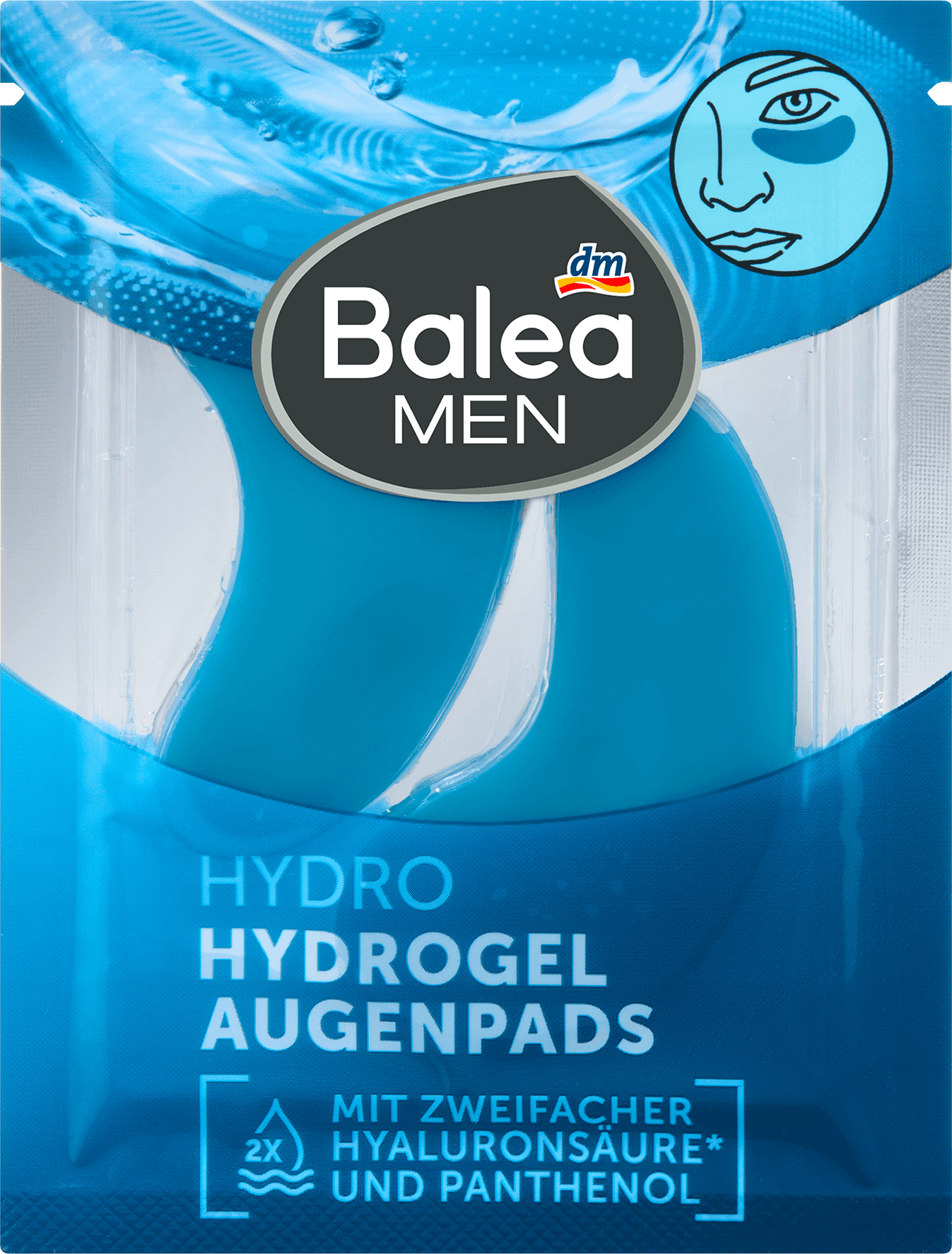 Balea Men Hydrogel Oogpads 1 Paar