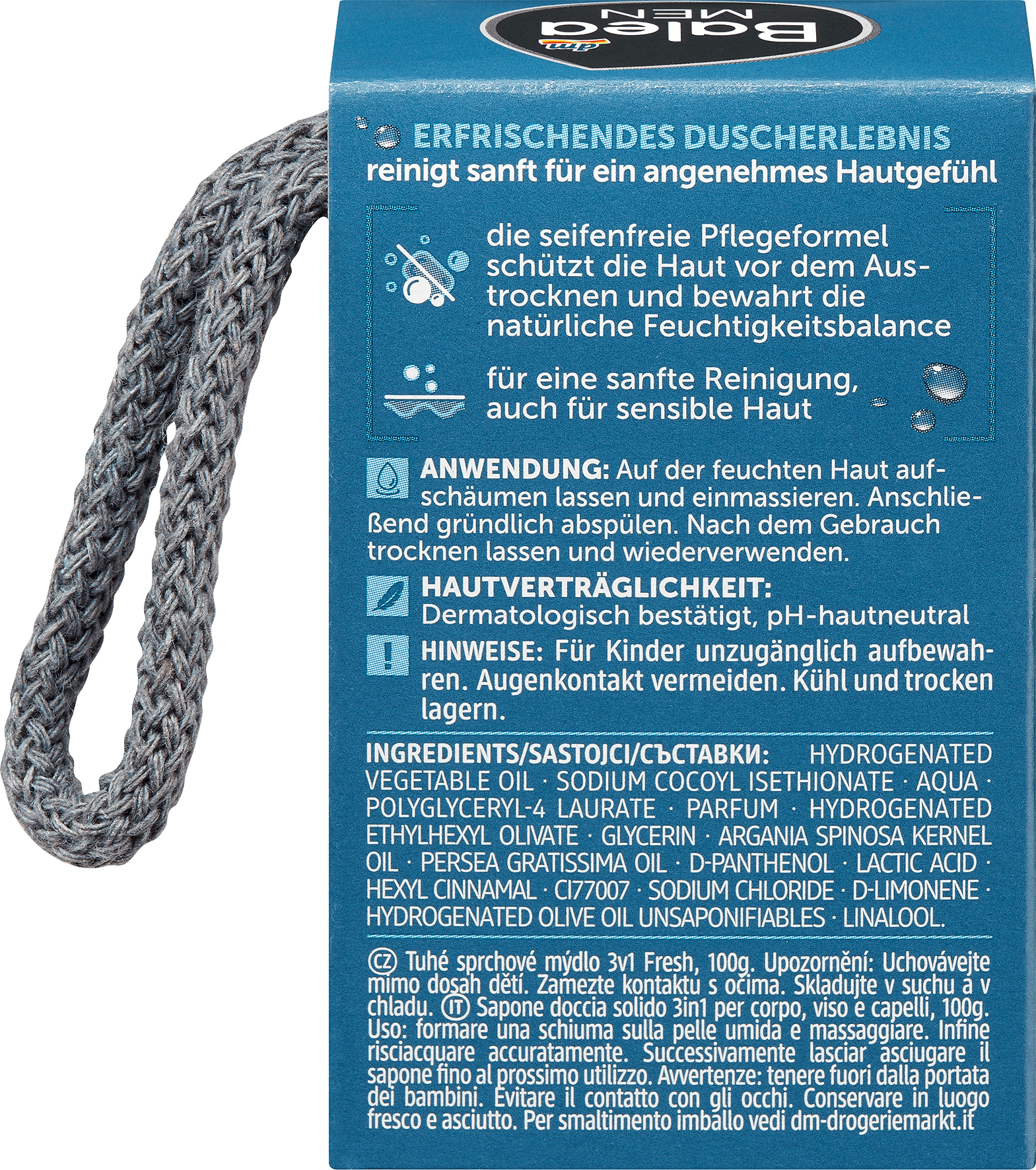 Balea Men 3-in-1 Verfrissende Doucheblok - Afbeelding 2