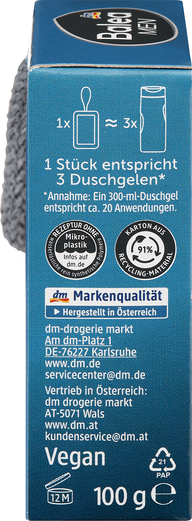 Balea Men 3-in-1 Verfrissende Doucheblok - Afbeelding 4