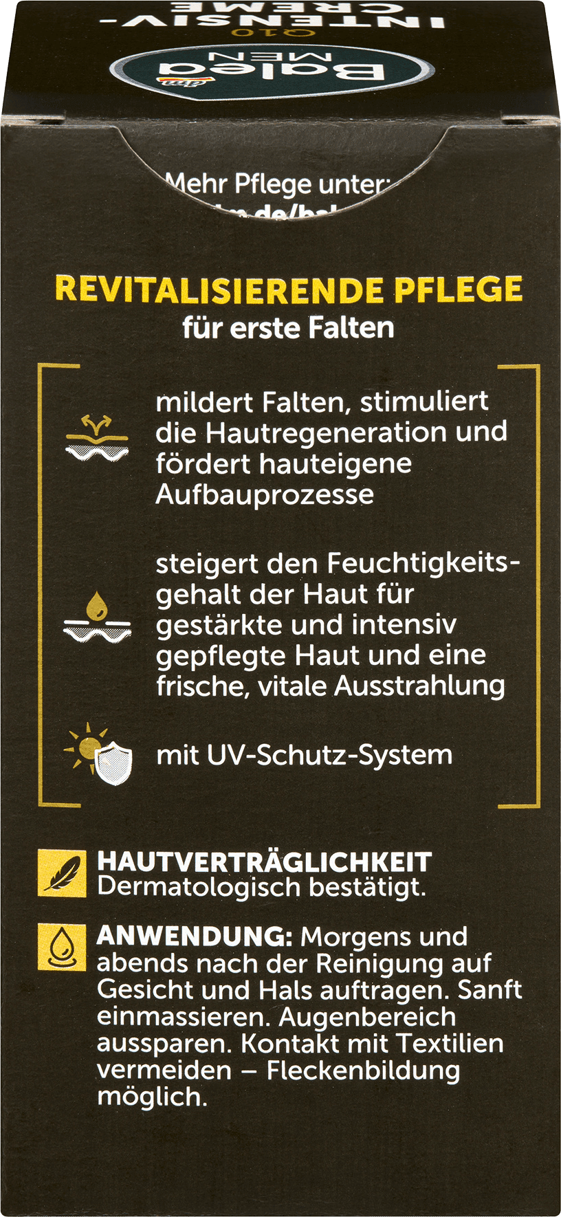 Balea Men Gezichtscrème Q10 Intensiefcrème - Afbeelding 4