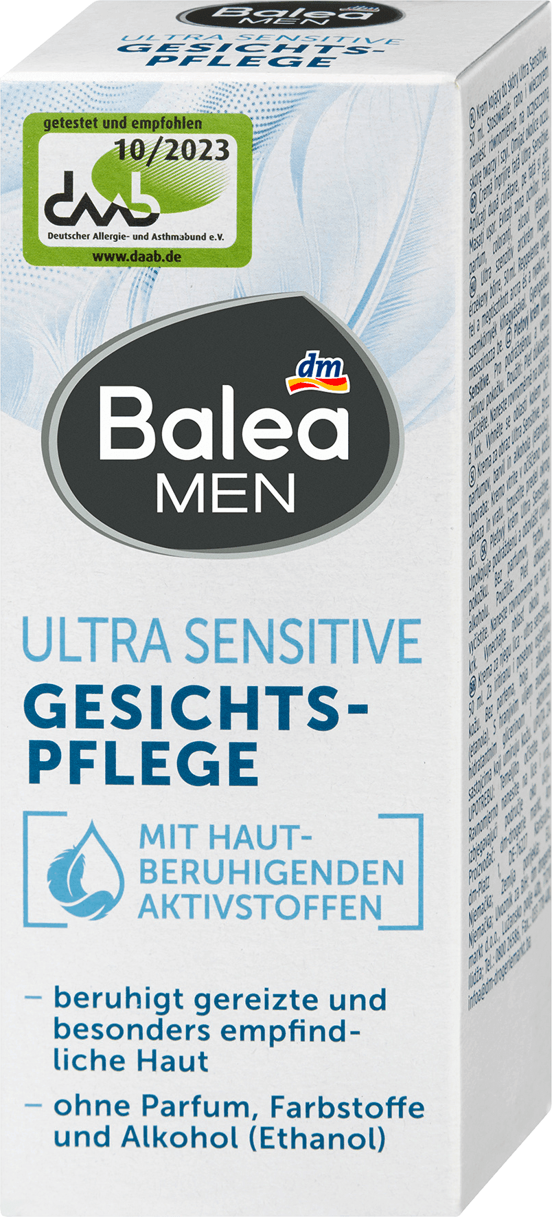 Balea Men Gezichtscrème Ultra Gevoelig - Afbeelding 2