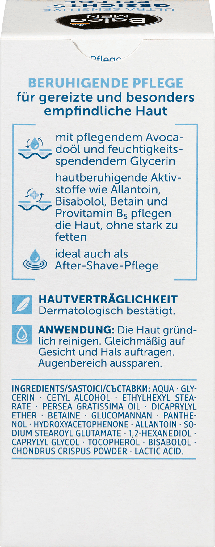 Balea Men Gezichtscrème Ultra Gevoelig - Afbeelding 3