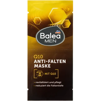 Balea Men Gezichtsmasker Q10 Anti-Rimpel 2x8 ml