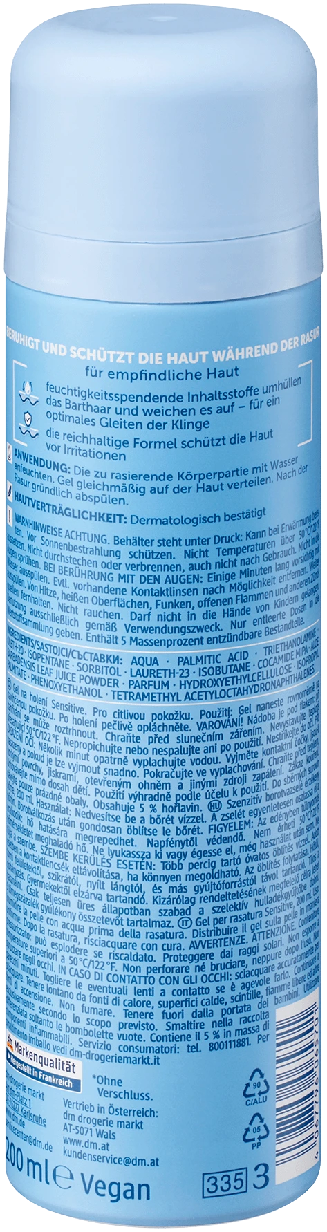 Balea Men Scheergel Sensitive - Afbeelding 3